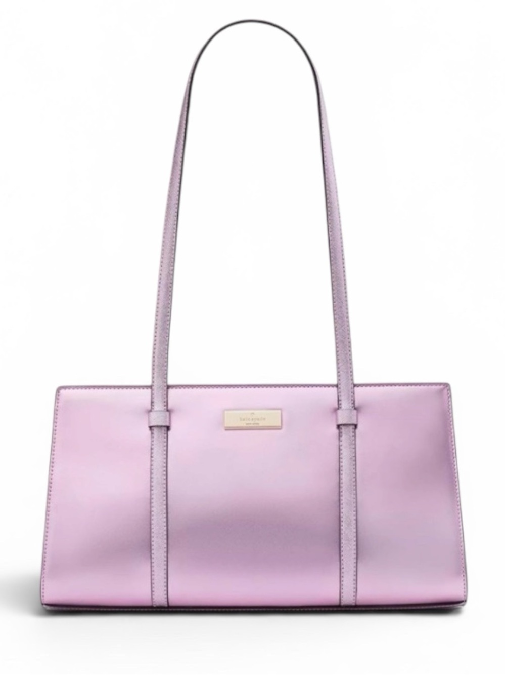 Kate Spade Kenzie Medium Shoulder Bag - Metallic Lavender